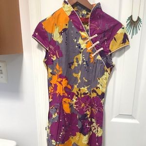 Summer Dress Qi Pao style